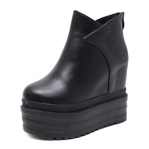 chaussure plateforme gothique