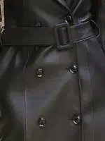MANTEAU GOTHIQUE CUIR