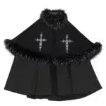 MANTEAU GOTHIQUE SQUELETTE