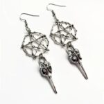 Boucles d'Oreilles Satanique Baphomet