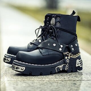 Bottines Gothique avec Chaine