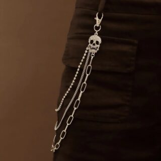 Chaine de Pantalon Tête de Mort