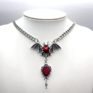 Collier Gothique Chauve-Souris