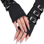 Gants Mi-Long avec Boucles