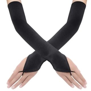 Gants Noirs à Crochets