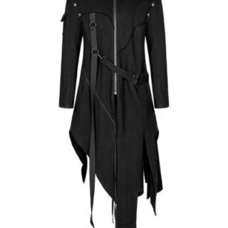 Manteau Gothique Long à Capuche pour Homme