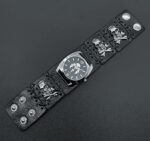 Montre Bracelet Large Tête de Mort