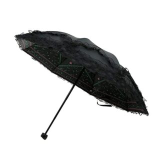 Parapluie Noir Dentelle