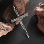 Pendentif Croix Tête de Mort