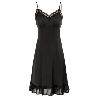 Robe de Nuit Noir en Dentelle