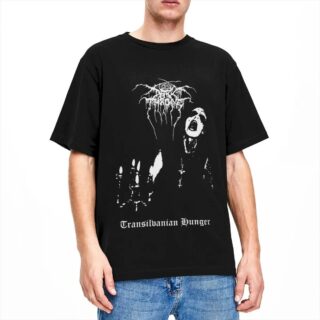 T-shirt Gothique Homme Slam Sanctuary – Noir, Taille M – Manches Courtes Coton