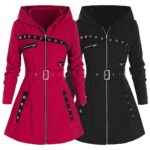 Veste à Capuche Gothique pour Femme