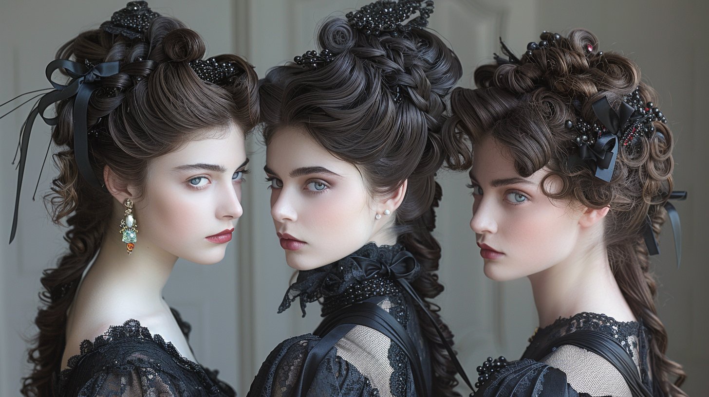 Les coiffures élaborées du gothique victorien et leur signification Mode et Style Gothique les coiffures elaborees du gothique victorien et leur signification