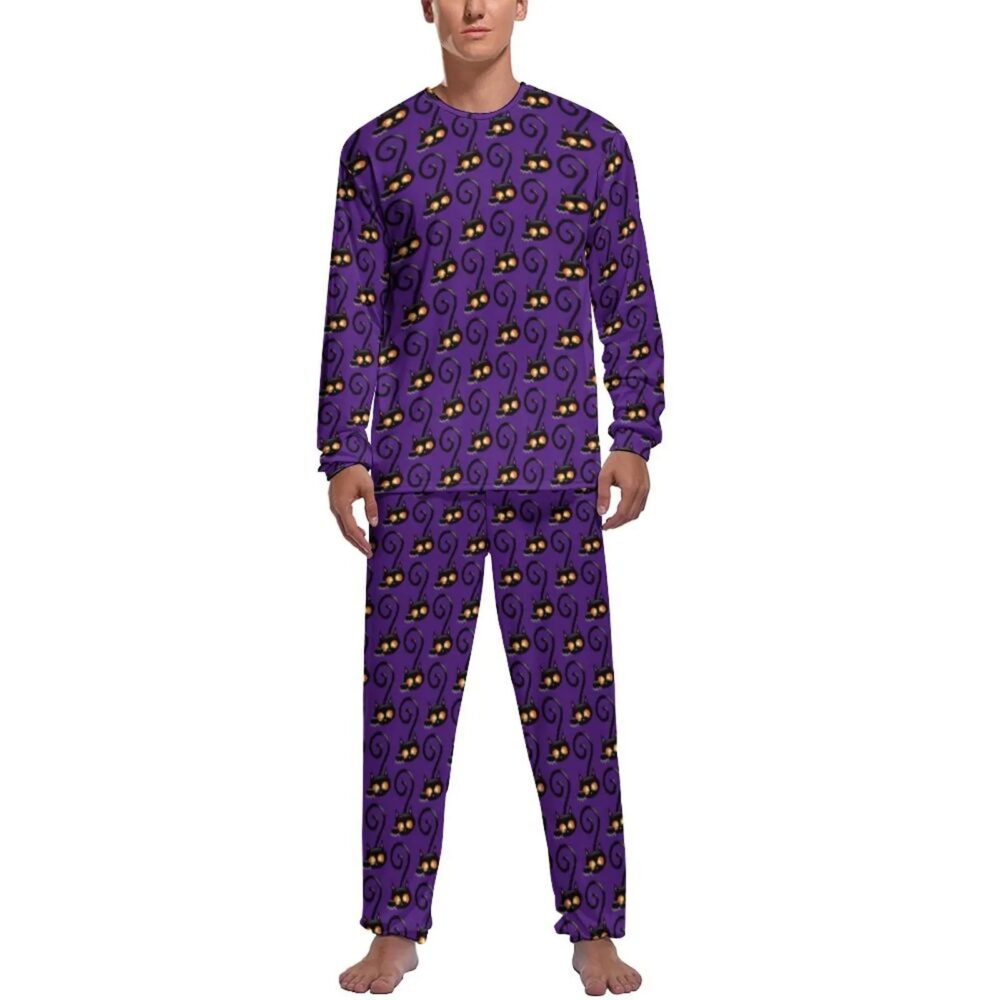 Pyjama Gothique Chat Noir pour Homme main image 1 14