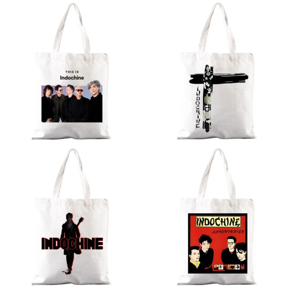 Tote Bag Indochine – Sac en Toile Rock Français | Collection Fan Design sans titre 4