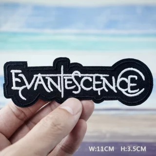 Patch Thermocollant Evanescence – Écusson Brodé Rock Metal Gothique