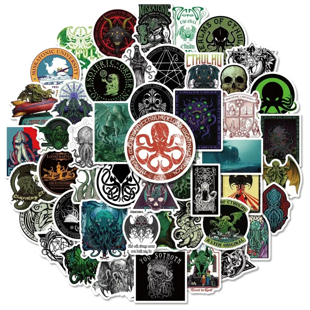 Lot de 50 Stickers Cthulhu Lovecraft – Tentacules, Occultisme et Univers Horreur Cosmique Sf27912974ff94106aa8c078a72eb7fc5Y 10